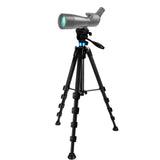 72.4 inch Spotting Scope and Binoculars Heavy Duty Tripod, Shooting Hunting Rest V Yoke Stand with Binoculars Adapter, Compatibl