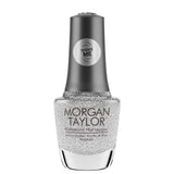 Morgan Taylor Nail Lacquer Shake Up The Magic! Collection (The Shake Up) Silver Sparkle Professional, Vibrant, Chip-Resistant, F