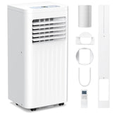 Electactic 8000 BTUs Portable Air Conditioners with cooling/dehumidification/fan/sleep mode,4-IN-1 Portable AC with 24H Timer &