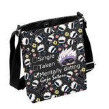 MNIGIU JJK Anime Inspired Gift SG Cosmetic Bag JJK Anime Lover Gift JJK Anime Themed Gift (TakenBlack)