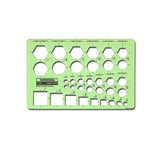 Rapidesign Bolts and Nuts Template, 1 Each (R57)