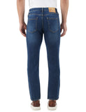 Inkd Men'S Contrast Stitch Stretchable Regular Fit Jeans,Denim Divine,Denim Divine,30