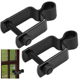 Dansydaisy 2 Pcs 1-1/2'' X 1-1/2'' Square Post Female Hinges 5/8'' Pintle Square Chain Link Fence Gate Post Galvanized Steel Hin