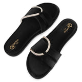 Ortho Joy Doctor Footwear For Women|| Fancy Footwear & Sandal For Women || Orthopedic Women'S Fancy Slipper For Women,Black,6,B0D872CGY7