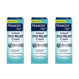 Monistat Care Instant Itch Relief Cream | Max Strength | Cools & Soothes | Packaging May Vary | 1 Ounce Each | Pack of 3