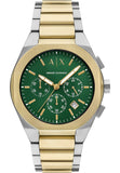 Armani Exchange Ax4184 Men'S Analogue Quartz Watch With Stainless Steel Strap, Multicoloured, Einheitsgre, Bracelet, Multicolour