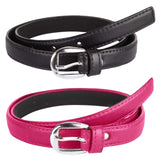 Vtflair WomenS And GirlS Pu Leather Belt Combo Pack Of 2 LadiesS GirlS Belt For Jeans,Formal Casual Belts For Women/Girls Be