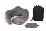 Orkatravel Cosmic U Neck Memory Foam Pillow,3 Adjustable Neck Buttons With Supersoft Fabric, Travel U Neck Pillow Combo With Pre