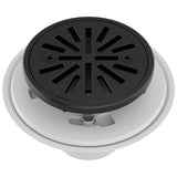 Delta Faucet 4 Inch TileIn Round Shower Floor Drain Black, Shower Drain Kit, Round Shower Drain, Chrome Shower Drain, Shower Fl