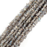 Genuine Labradorite Chips Gemstone Beads 5-8mm Irregular Shaped Crystal Chip Stone Loose Bead for Jewelry Making 1 Strand 32