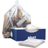 Plasticplace 2030 Gallon Trash Bags 2.0 Mil Clear Heavy Duty Garbage Can Liners 30 x 36 (100 Count)