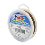 American Fishing Wire Surfstrand, Bare 1x7 Stainless Steel Leader Wire, 90 lb Test, 0.024 Diameter, Camo, 300 ft