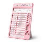 Dorytoy Kids Daily Routine Chart for Children Visual Responsibility & Reward Board with Sliding Check Marks Chore Chart, Behavio