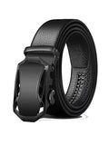 Brajin Genuine Leather Belt For Men | Casual Belt | Original Branded Belt | Adjustable Free Size Fits 2840 Inches Waist | (Blac
