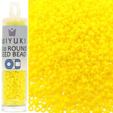 Miyuki Round Seed Bead Size 15/0 8.2g Opaque Yellow