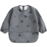 PewinGo Baby Bib with Long Sleeves Bib & BLW, Machine Washable & Soft and Skin-Friendly Material, Coverall Bibs for Baby Feeding