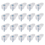 20Pcs Glass Retainer Clips, 0.79x0.43 inch Plastic Glass Panel Clips Mirror Holder Clips with Screws for Fixing Windows Glass Ca
