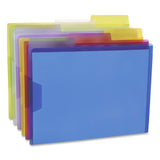 Esselte 52565 View Folder, 1/3 Cut Tabs, Letter, 6/PK, Assorted