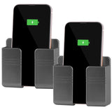 CEI&BPY 2Pcs Phone Holder Wall Mounted, Phone Stand with Self Adhesive. Phone Holder for RV Charging.Compatible with iPhone and
