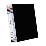 Spotink A4 Size 2D Ring Binder File, Office File For Certificates And Documents, Black Pack Of 4