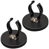 MUTUACTOR Magnetic Hooks,2PCS Anti-Slip Magnetic Mount Heavy Duty Hooks for Flashlight Holder,10lbs Large Opening Universal Magn