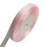 Chenkou Craft Solid Organza Ribbon Pink 1/2 1 Roll 50 Yards Craft Bow Party Decoration Packing Ribbons (Pink, 1/2(12mm))