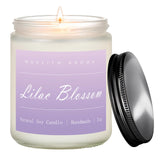 MOASITN Lilac Blossom Spring Soy Candle| Lavender,Lilac,Lemon Scented Candle for Home| Long Burning Aromatherapy Candle| Jar Can