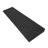 Ruedamann 1-3/4 Rise Rubber Threshold Ramp, 1500 Lbs Capacity Door Ramps for Wheelchairs, Non-Slip Threshold Ramps for Doorways,