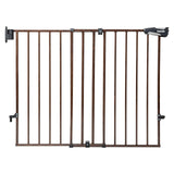 Babelio 26-43 No Bottom Bar Baby Gate for Babies, Elders and Pets, 2-in-1 Hardware Mount Dog Gate for The House, Stairs and Door