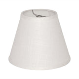 TOOTOO STAR Barrel White Small Lamp Shade for Table Lamps Replacement, 5x9x7 Inch,Fabric Cloth, Spider Model (white)