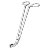 CHEFBEE Candle Wick Trimmer Polished Stainless Steel Wick Clipper Cutter Scissors Reaches Deep Into Candles to Cut Spent Cord Allow Cleaner Burn and Prevent Soot Buildup-New