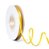 Laferri Double Faced Maize Satin Ribbon,1/8 X 50 Yards,Thin Fabric Ribbon Use for Gift Wrapping DIY Craft Floral Bouquets Weddin