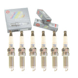 6 pc NGK Laser Iridium Spark Plugs compatible with Honda Pilot 3.5L V6 2014-2015
