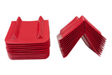 Mytee Products (20 Pack) V Edge Protectors Flatbed, 8 x 12, Red | Vee Shaped Plastics Corner Protectors for Cargo Loads | Tie Do