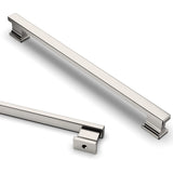 Asidrama 6 Pack 9 Inch(228mm) Brushed Satin Nickel Kitchen Cabinet Handles, Cabinet Pulls Kitchen Cabinet Hardware for Cupboard