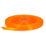 Stuffvisor Orange Satin Ribbon, 1/4 inch x 50 Yards, Double Face Solid Color, Thick and Durable Ribbon Roll, 100% Polyester for