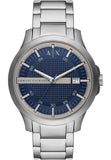 Armani Exchange Men'S Quartz Watch With 3-Hand Date Movement 46 Mm Case Size With Stainless Steel Bracelet Ax2451, Silver, One S