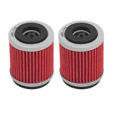 AHL 2 pack 143 Oil Filter Compatible with Yamaha TTR125LE 124 2017 TTR225 225 2000-2004 TTR230 223 2005-2017 2020 TW125 125 1999