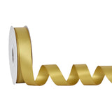 Ribest Gold Double Faced Satin Ribbon, 1 Inch Continuous 50 Yard Fabric Ribbon for Crafts Gift Wrapping Hair Bows Wedding Party