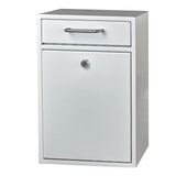 Mail Boss 7420 High Security Steel Locking Wall Mounted Mailbox Office Drop Box Comment Box Letter Box Deposit Box, Alpi
