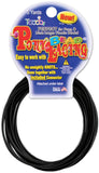 Pepperell Pony Bead Lacing 2mmX5yd, Black, 1 Count (Pack of 1)