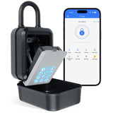 Smart Key Lock Box with Code - Bluetooth & PIN Unlock, APP Controlled Digital Lockbox for Keys Indoor & Outdoor, Generate eKeys