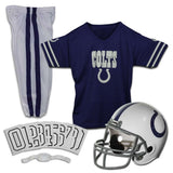 Franklin Sports Indianapolis Colts Kids Football Uniform Set - NFL Youth Football Costume for Boys & Girls - Set Includes Helmet