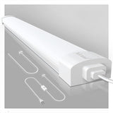 Airand 5000K LED Ceiling Light Fixture, IP66 Waterproof 4FT Plug in LED Tube Light for Bathroom, Kitchen, Corridor, Garage, Ware
