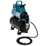 Master Airbrush Model TC-40T - Cool Runner Professional High Performance Single-Piston Airbrush Air Compressor with 3-Liter Air