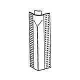 Dietrich Metal Framing M859 90 Vinyl Cornerbead Transition Cap