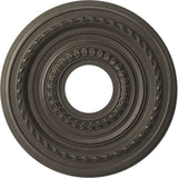 Ekena Millwork CMP13CODST Cole Thermoformed PVC Ceiling Medallion (Fits Canopies up to 4 1/4), 13OD x 3 1/2ID x 3/4P, Universal