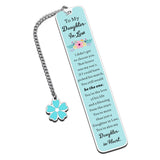 Future Daughter in Law Gifts from Mother in Law Daughter in Law Bookmark Birthday Wedding Gift for Daughter-in-Law Christmas Bri