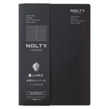 NOLTY NOTE LIMEX, A5 Ruled Line Notebook, 6.00mm, Granite Black, NTL1311