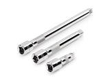 TEKTON 1/2 Inch Drive Wobble Extension Set, 3-Piece (3, 6, 10 in.) | SHA92015